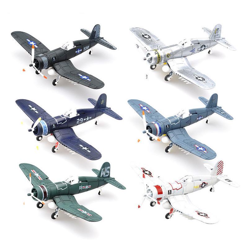 Вторая мировая война 1/48 P51 BF109 Hurricane Spitfire Истребитель Военный MUSTANG Истребитель 4D Сборная Модель Самолета Пластик DIY Головоломка Игрушка Подарки