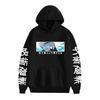 Худи с принтом из аниме «Магическая битва» Streetwear Повседневные с мультяшным принтом Женские Мужские Толстовки с капюшоном