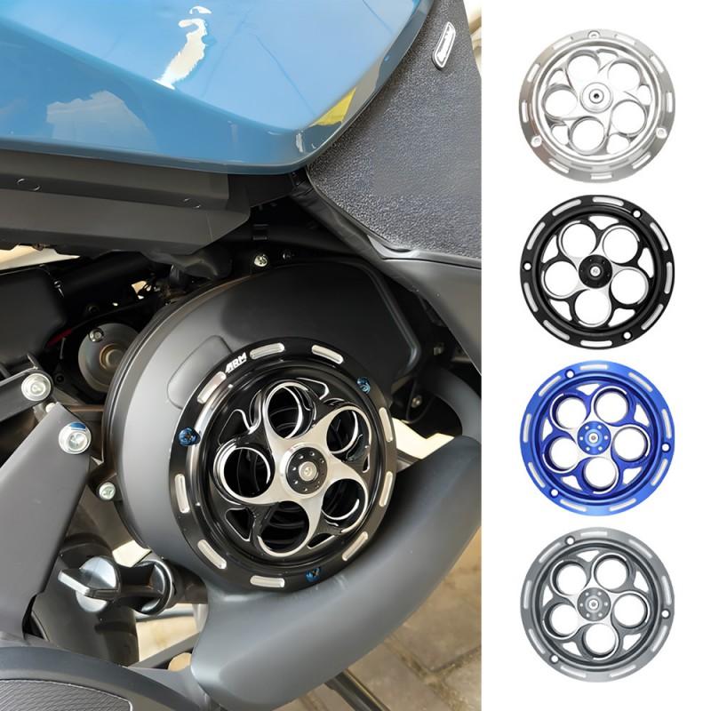 CNC Aluminum Radiator Guard Cover Vespa Sprint 125 150 Primavera Piaggio Scooter Engine Cooling Fan Shield