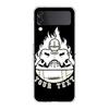 Phone Case For Samsung Galaxy Z Flip 3 4 5 Hard Folding Clear PC Bumper Rugby Ball For Samsung Z Flip 6 Cover