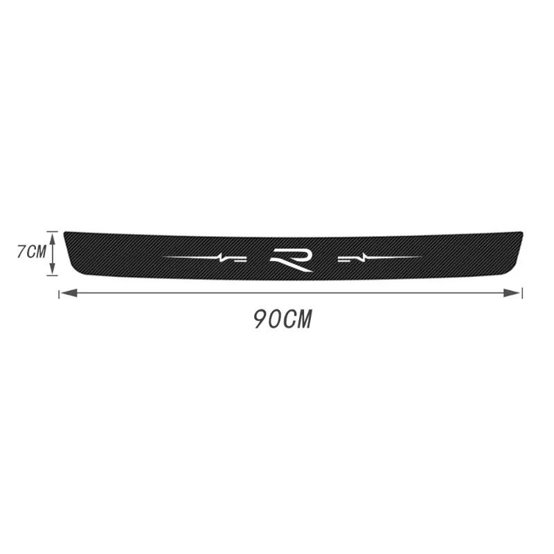 2026 New For VW VOLKSWAGEN for Volkswagen VW Car Trunk Tail Threshold Door Sill Protector Stickers RLine R LINE Badge Passat Pol