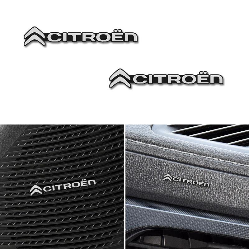 VYTR5 Citroen Car 3D Audio Stereo Speaker Badge Sticker Decal Accessories For Citroen C1 DS3 C2 C3 Vts C4 Saxo C4L C5 C6 C8 Xsara