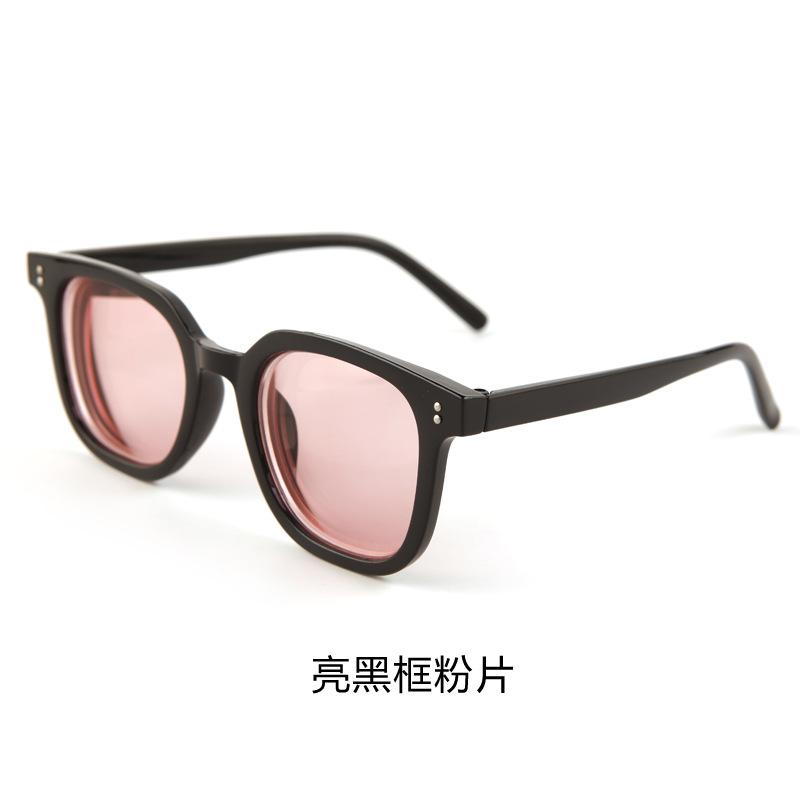 European and American fashion new square rice nail sunglasses high-end street shot UV-proof sunglasses street shot versatile glasses
