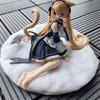 Обычная виртуальная Vtuber Сад Серена Статуэтка горничной с кошачьими ушками Аниме Статуэтка кошкодевочки Декор для корпуса ПК Настольное украшение Коллекционная модель