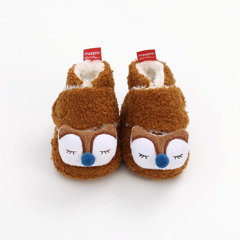 MYGGPP Autumn and Winter Baby Cotton Shoes Baby Shoes Soft Bottom Toddler Shoes Baby Shoes Cotton Shoes Warm Shoes