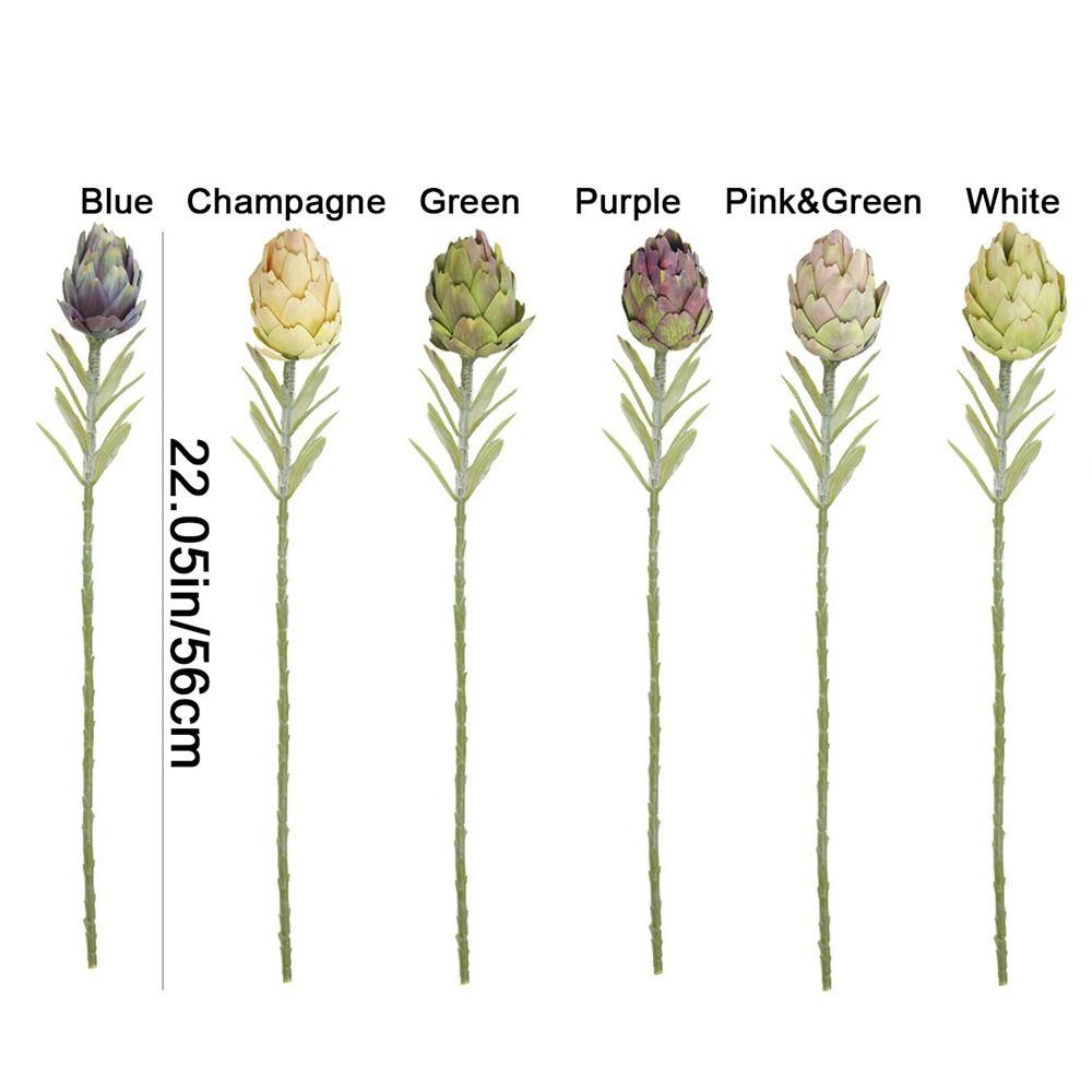 2 шт. Искусственные растения-плоды артишока Мягкий пластик Симуляция Цветок артишока Гостиная