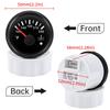 100~250℉ 2"52mm Water Temperature Gauge with Flashing Alarm 7 Color Backlight Water Temp Meter Indicator Car Boat Yacht Custom