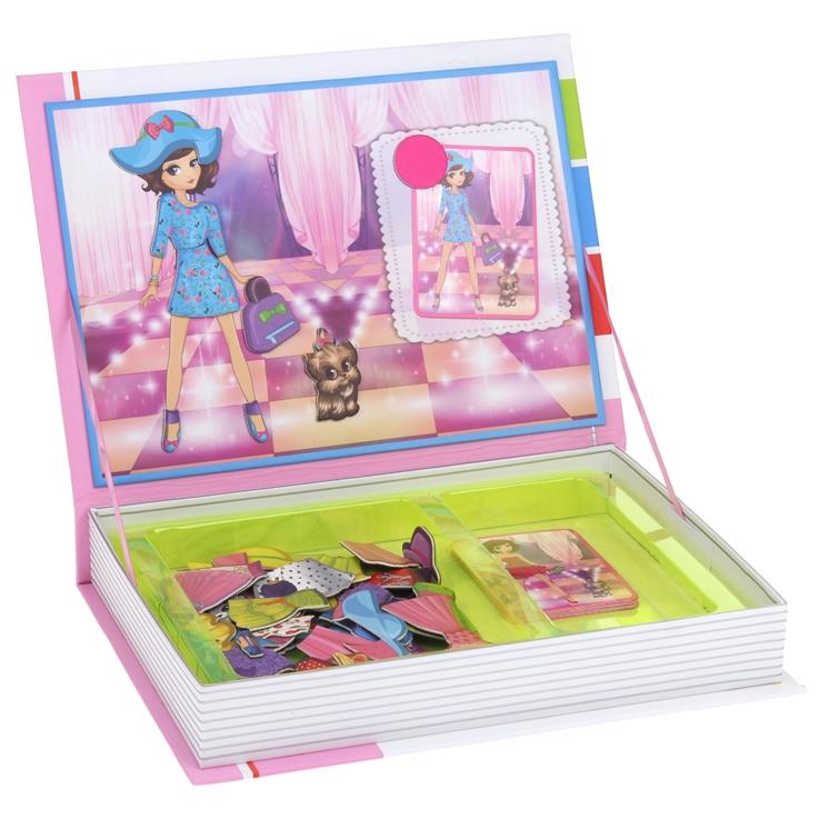 Puzzle Magnetic Book Magnets Puzzles Blocks Dress Up Dolls Clothes