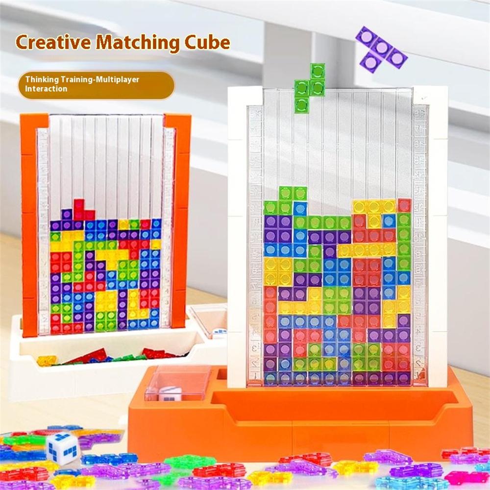 2145 3D Tetris Building Block Puzzle Toy Parent-Child Interactive Desktop Game