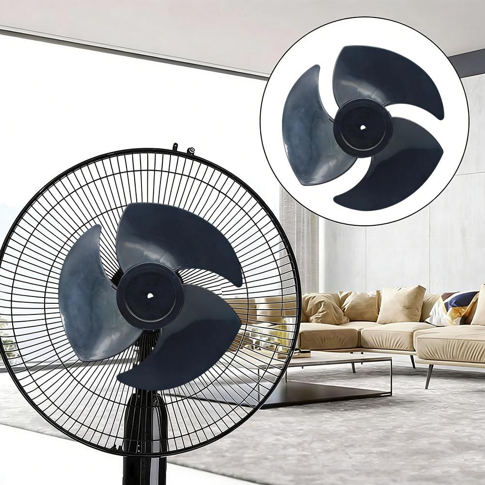 D hole Mount Fan Blade for Turbo Floor Fan PVC 3-Blade Air Circulation Replacement Compatible with Common Models