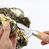 Ножи для устриц с деревянной ручкой, домашний утолщенный нож из нержавеющей стали для профессионалов, многоцелевой нож для гребешков, инструмент для устриц