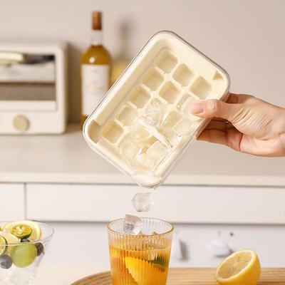 Форма для льда Бытовая для виски Многоразовые кубики льда Пресс для быстрого извлечения льда Коробка для хранения для изготовления льда Заморозка кубиков льда