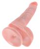 King Cock - Realistic Natural Suction Cup Dildo 15 CM Light Skin Color
