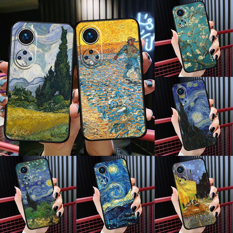Oil Painting Van Gogh Case For Honor 200 Pro X9c X9b X9a X8a X8b X7a X6a X8 X9 50 70 90 Magic 5 6 7 Lite Cover