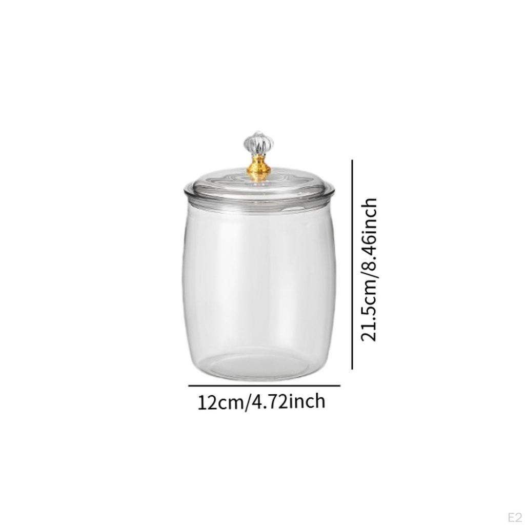 Jar with Airtight Lid for Home Pantry Candy Rice Storage