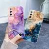 Для Samsung S20 FE S20 Plus Ultra Чехол Роскошный Чехол для Телефона Для Samsung Galaxy S20 Lite Мраморный Прозрачный Мягкий Силикон Защитная Крышка