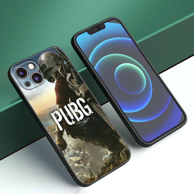 Горячий игровой чехол Pubg для Apple iPhone 12 13 Mini 11 14 15 Pro Max 7 8 Plus X XR XS SE 2020 2022 черный силиконовый чехол
