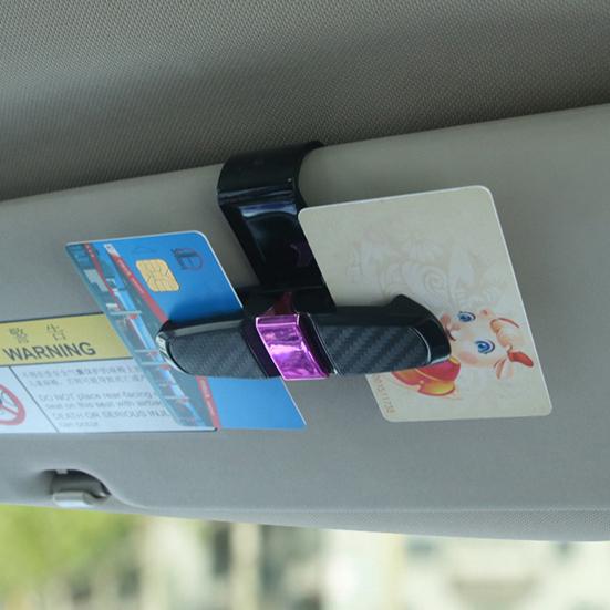 Зажим для автомобильного козырька. Простая установка. Вращение на 180 градусов. Противоударная губка. Двойной зажим. Хороший органайзер. Автомобильный аксессуар. Автомобильный солнцезащитный козырек. Держатель для очков для авто.
