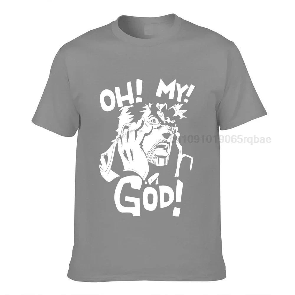 Jojos Bizarre Adventure Joseph Joestar Oh My God Tshirt(2) 100 Cotton Unisex T Shirt Unisexs Tee