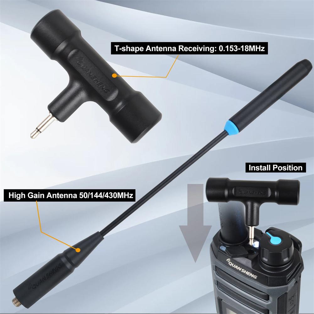 (Европейская вилка) 10 Вт Двухдиапазонная рация AM FM SSB