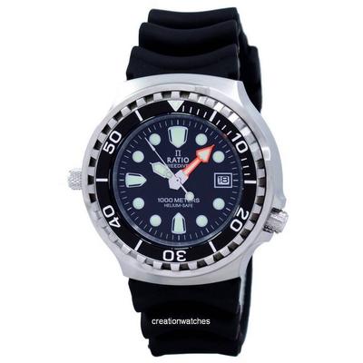 Мужские часы FreeDiver Helium Safe 1000M с сапфировым стеклом 1038EF102V