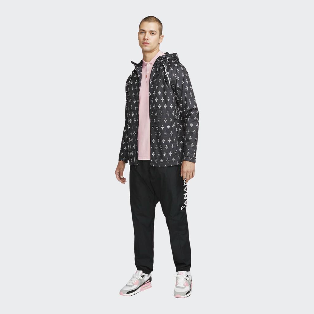 Nike Paris Saint-Germain Повседневная футбольная спортивная одежда Тканая куртка с капюшоном и длинными рукавами Мужская верхняя одежда Черный DB4575-010