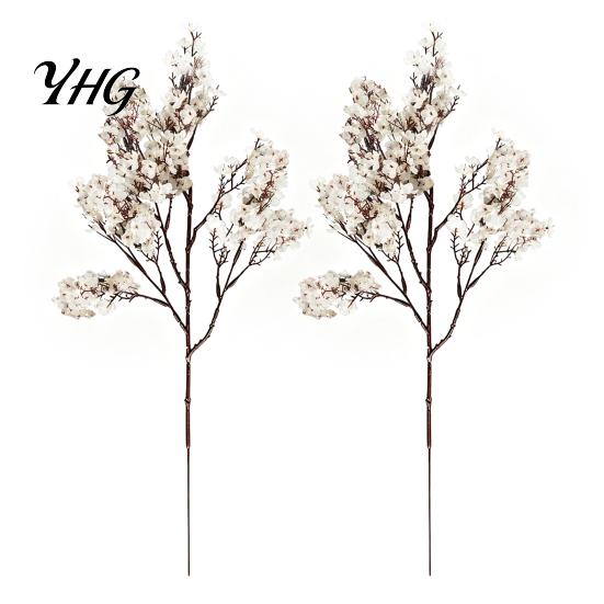 Durable Faux Plant Accents for Home Realistic Artificial Flowers Autumn Decoration, Silk Floral Reusable Harvest Festival Flower Stems Branches