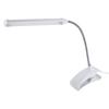 1Pc USB LED Light Clip On Clamp Bed Table Study Desk Reading Lamp White