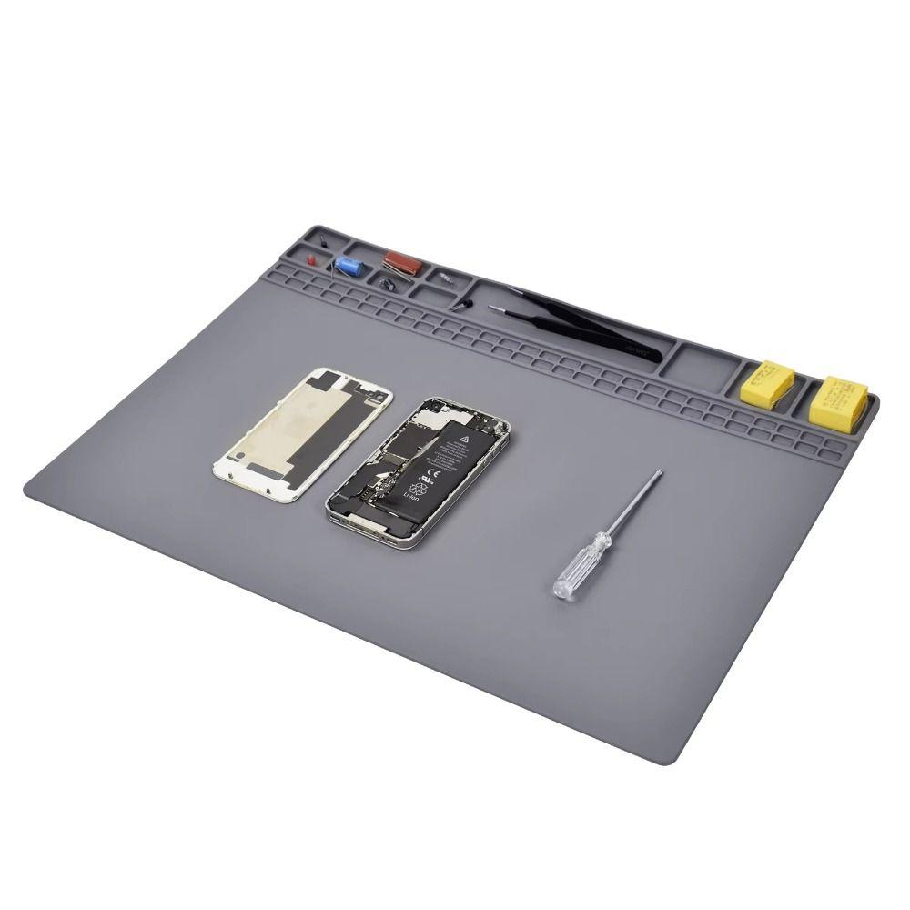 Heat Insulation Soldering Mat Heat-resistant Soldering Work Station Mat for Cellphone Laptop
