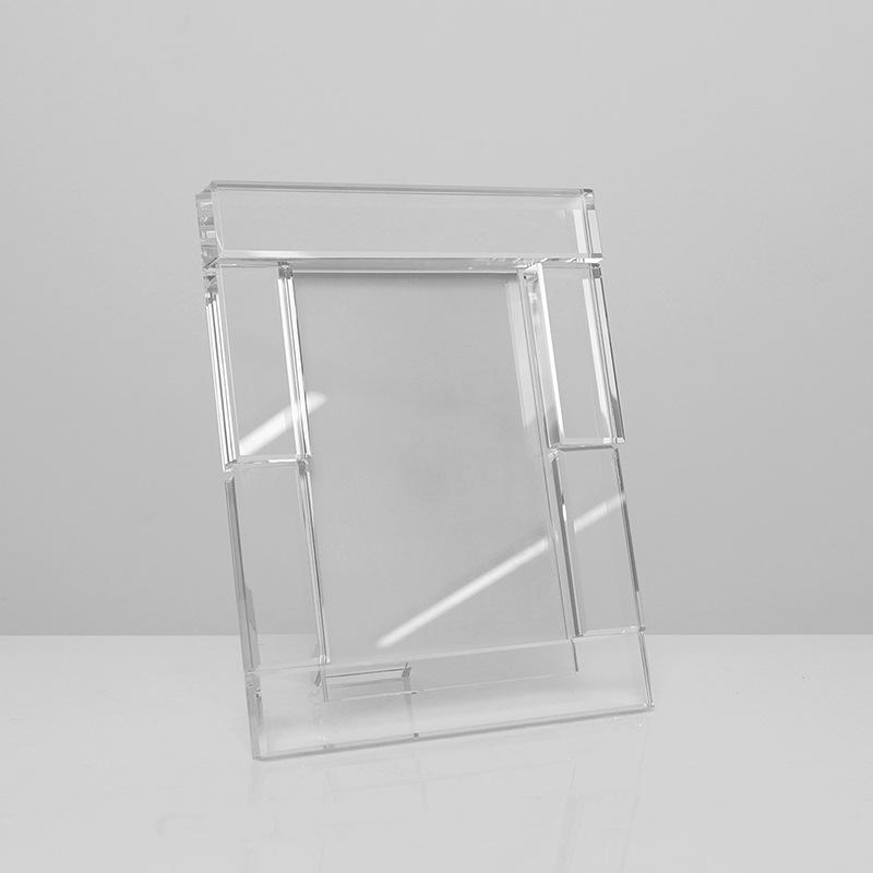 Современная легкая роскошная прозрачная хрустальная фоторамка украшения модель спальня гардероб свадебное платье магазин фоторамка фоторамка аксессуары