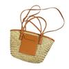 Laizhou Straw Woven Open Tote Bag - Women's Handbag & Shoulder Bag