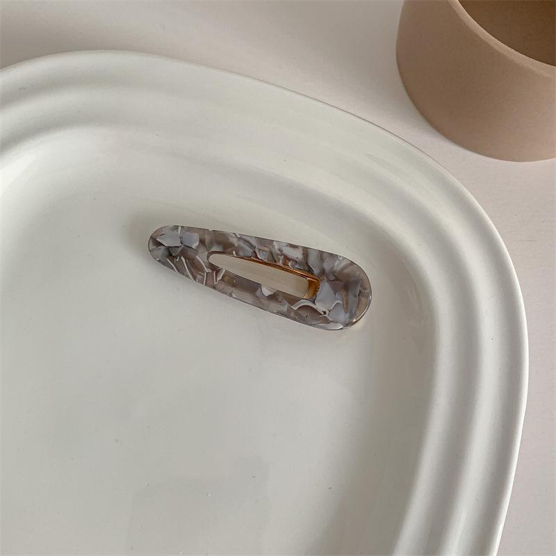 Французская ретро-заколка для волос «утконос» из ацетата — аксессуар для головного убора с челкой в корейском стиле