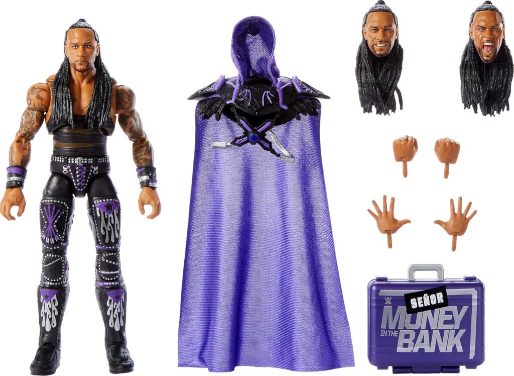 Mattel WWE Ultimate Edition Аксессуары для фигурок Коллекционный набор Дамиана Приста со сменной головой, руками и 30 точками артикуляции и 6-дюймовый