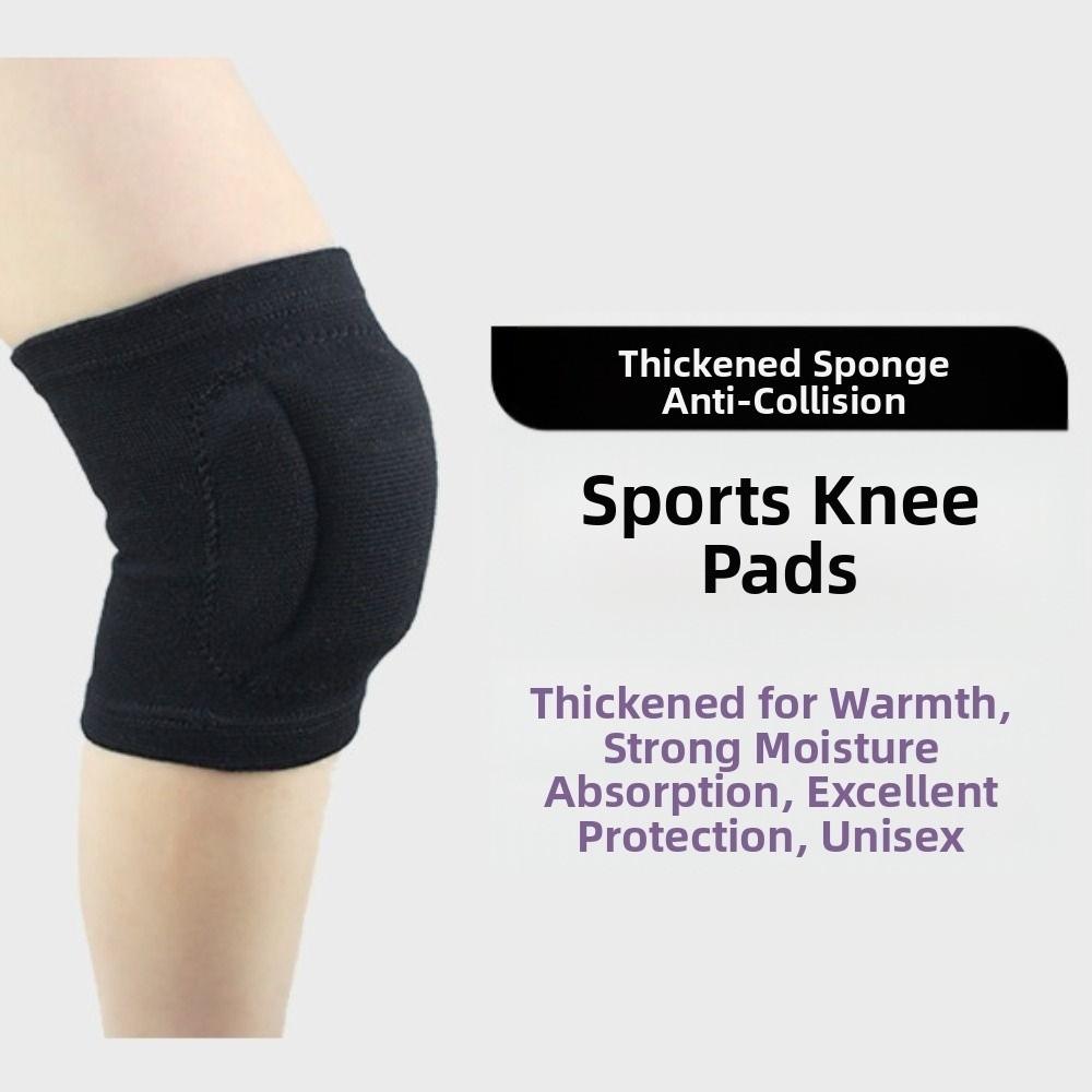 1 Pair Volleyball Sponge Sports Knee Pads Yoga Elastic Knee Pads Dance Knee Pads  Dancer