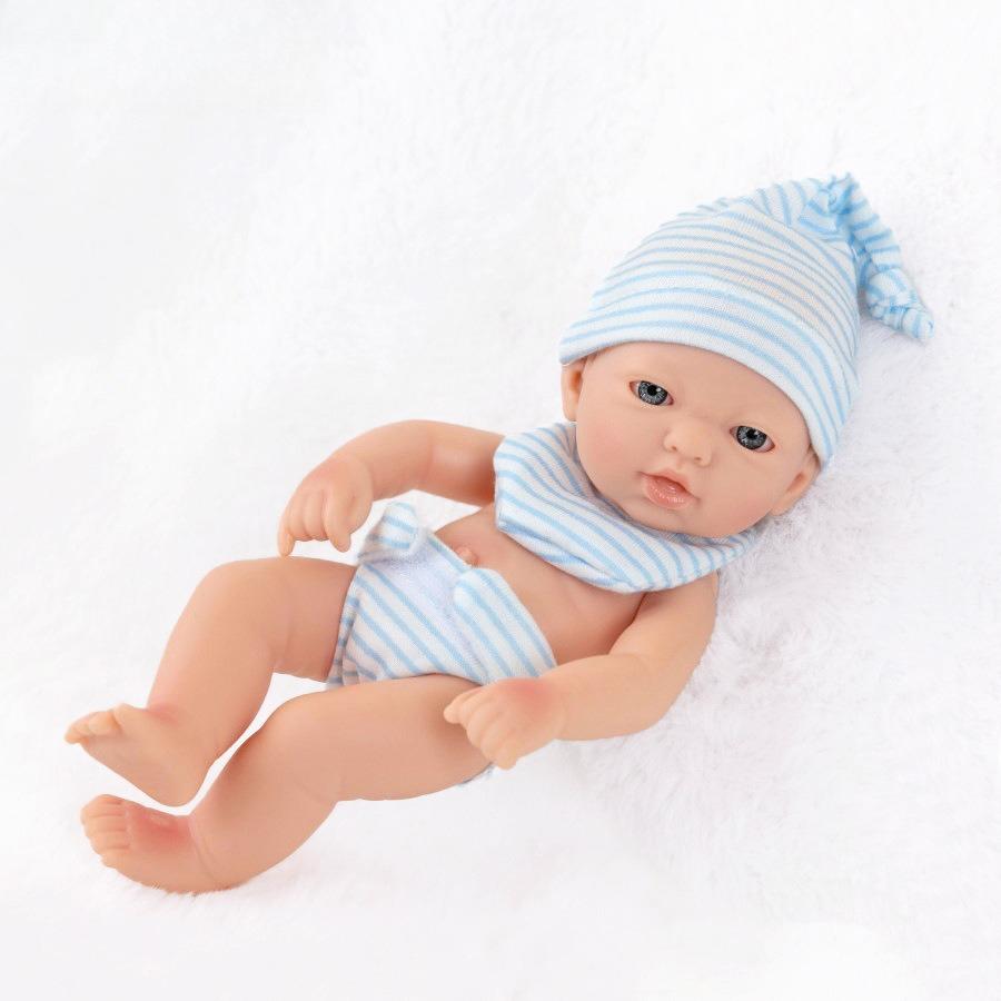7 Inch Reborn Baby Doll Soft Silicone Realistic Newborn Vinyl Toy for Kids Gift