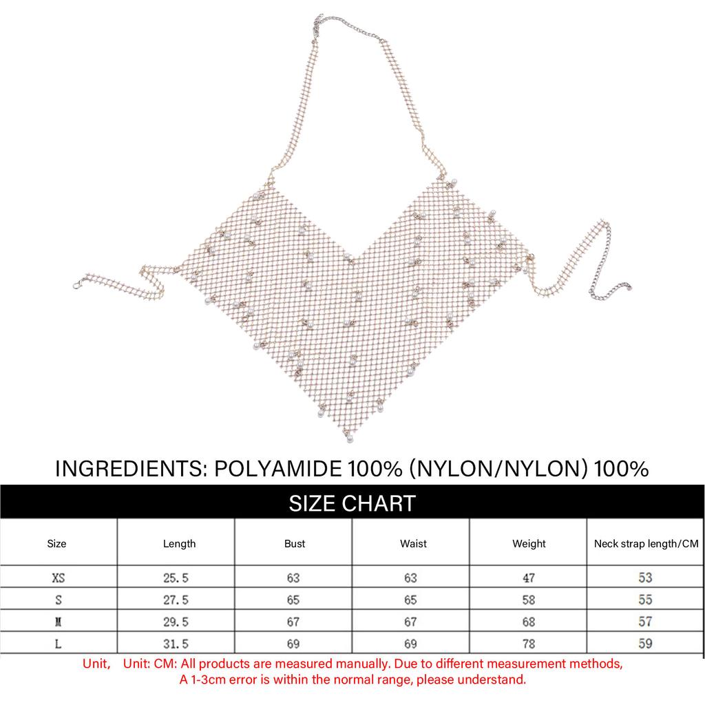 Сексуальная прозрачная цепочка для тела с жемчужной отделкой. Мягкая, приятная к коже цепочка для тела с сексуальным прозрачным видом и жемчужным декором.