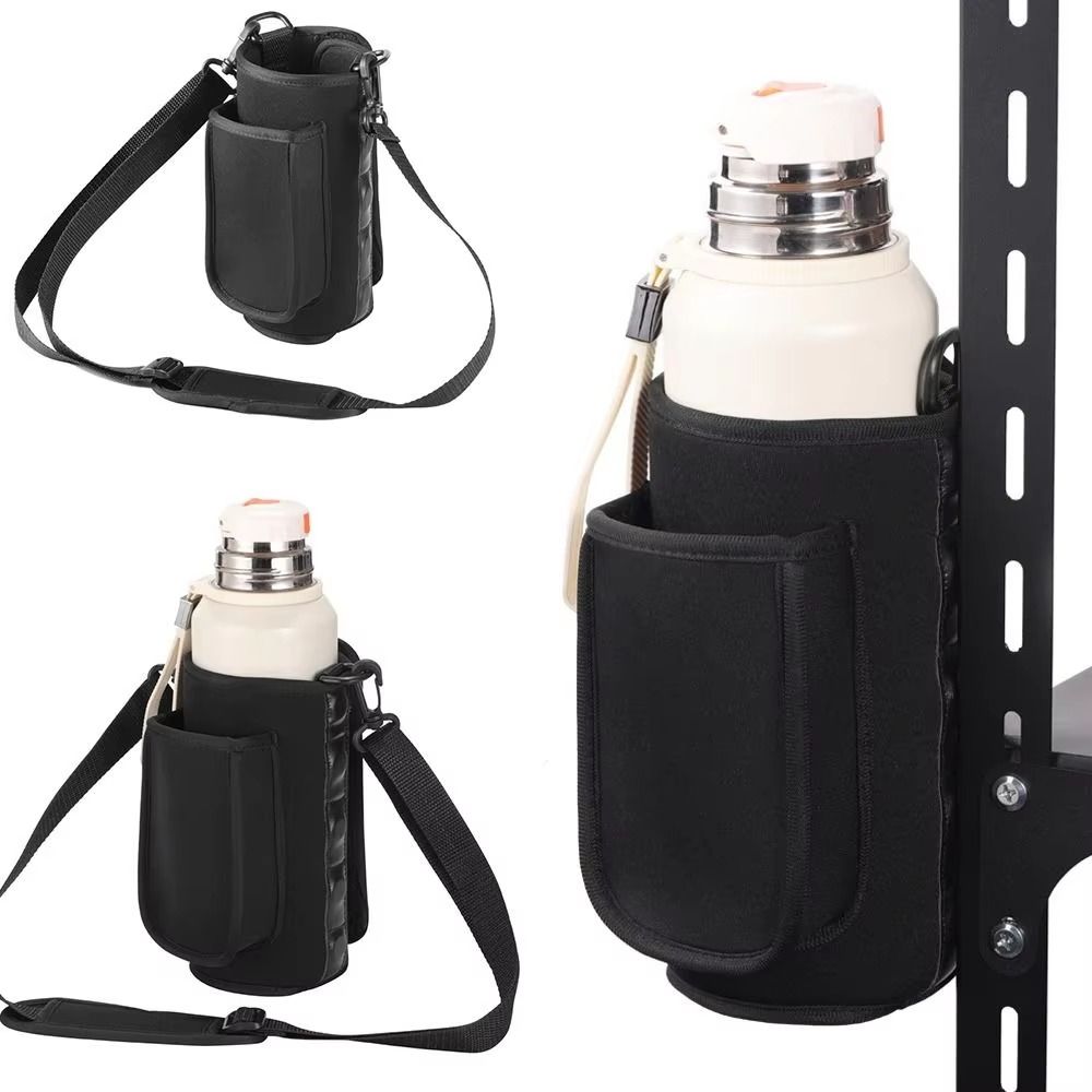 Magnetic Water Bottle Sling Bag Adjustable Crossbody Sports Bag Magnetic Gym Bottle Bag Travel