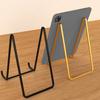 Металлическая стойка для хранения фоторамка держатель дисплея высокая устойчивость треугольный дизайн