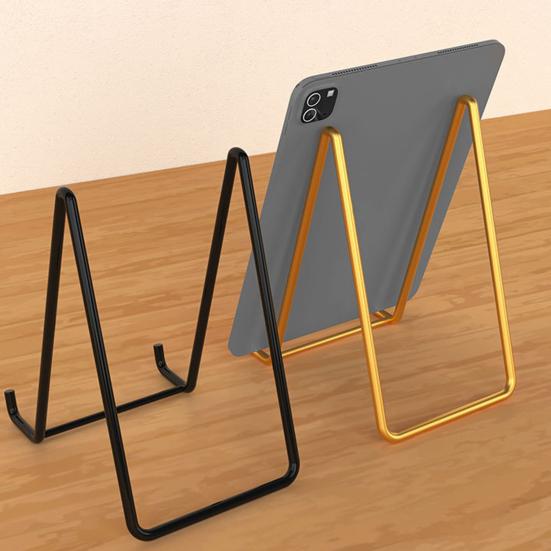 Металлическая стойка для хранения фоторамка держатель дисплея высокая устойчивость треугольный дизайн