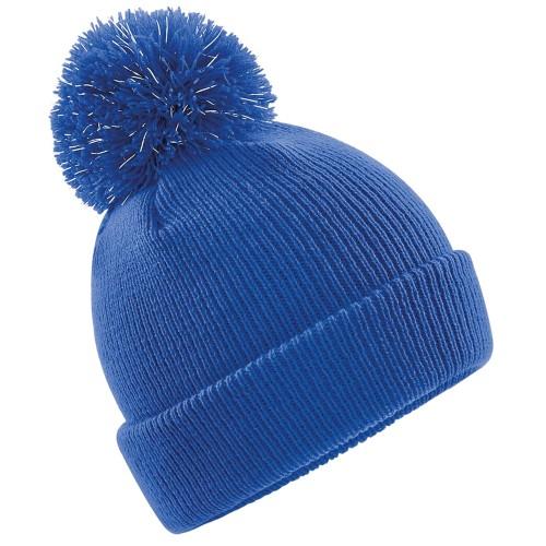 Beechfield Childrens/Kids Reflective Bobble Beanie