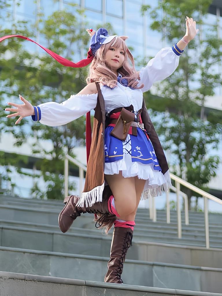 Uma Musume Machikane Tanhoiza Pampaka Tiltotto Uma Musume Cosplay Costume for School Festivals [NOKIJP] Cosplay, Cosplay, Costume, Events, Halloween,