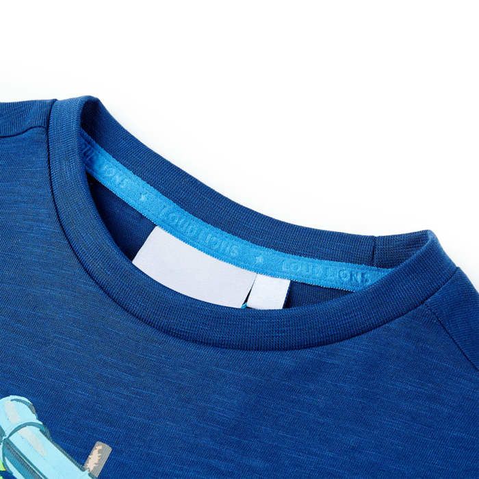 T-shirt pour enfants bleu foncé 5 dimensions disponibles