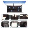 Wagon Side Storage Bag with Sorting Pockets Portable Large Capacity Outdoor Activities, Mesh Cargo