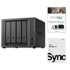 Synology NAS Kit with Ryzen 4GB and DiskStation for Standard Available from Field Lake Authorized Distributor In Phone Support DS925+ /G 4-Bay