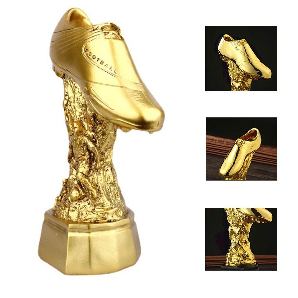 Европейский футбол, золотые кроссовки, трофей, награда отличному игроку, сувенир для футбольных болельщиков, подарок болельщикам