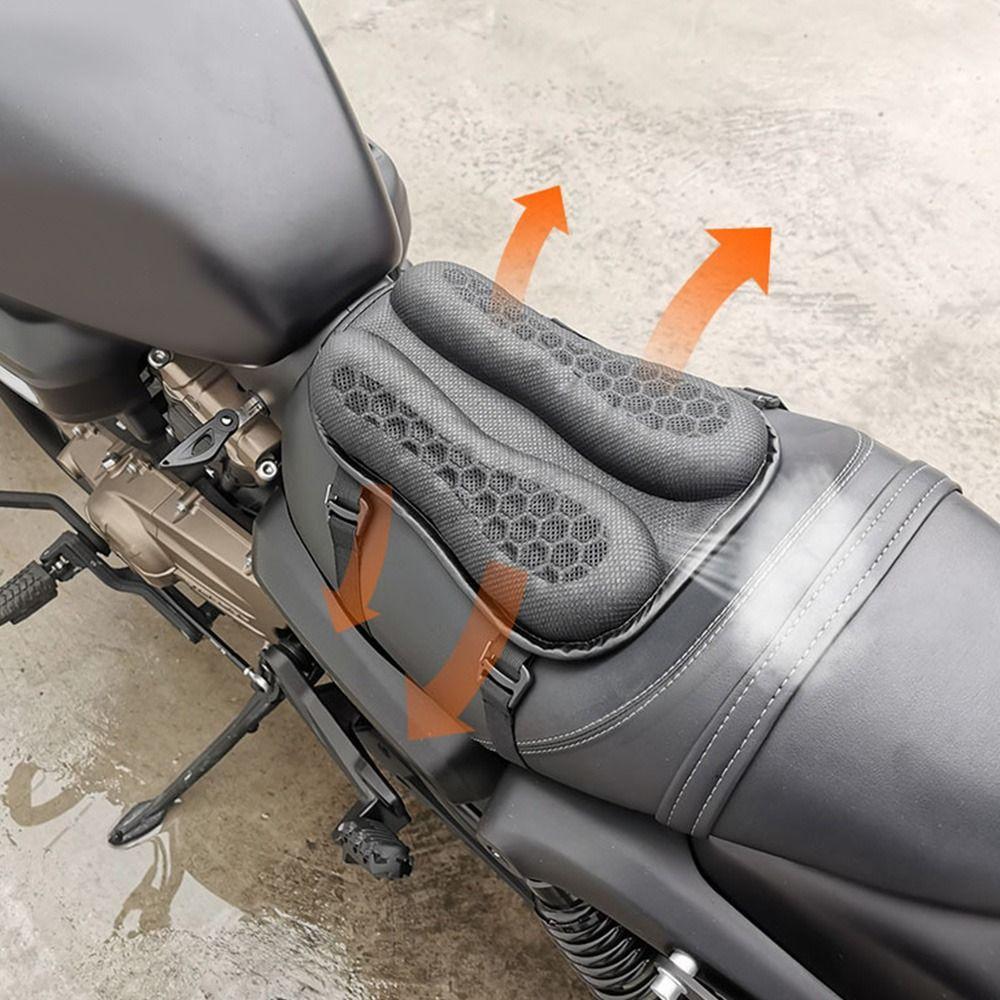 Anti Slip Comfortable Motorcycle Seat Cushion TPE Gel Cushion Motorbike Accessories Seat Cover