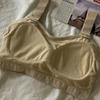 Women's Wire - Free Fixed One - Piece Push - Up Comfortable Seamless Bralette