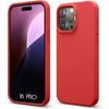 Protective Case - BOOLING - for iPhone 16 Pro - Soft Silicone - Red - Slim