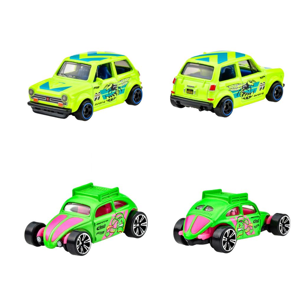 Hot Wheels Neon Speeders Ассорти из 10 штук распродажа КОРОБКИ игрушечный автомобиль Мини-машинка от 3 лет и старше Multi 986D-HLH72