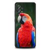 Чехол для телефона попугай для Samsung A51 A71 A72 A21S A12 A11 A15 A25 A31 A41 A23 A33 A53 A73 A03S A05S A13 5G A35 A55